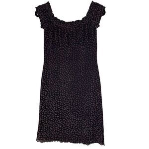 Vintage Y2K Boutique Europa Floral Mini Dress Dark Romantic Whimsygoth Fairy 6